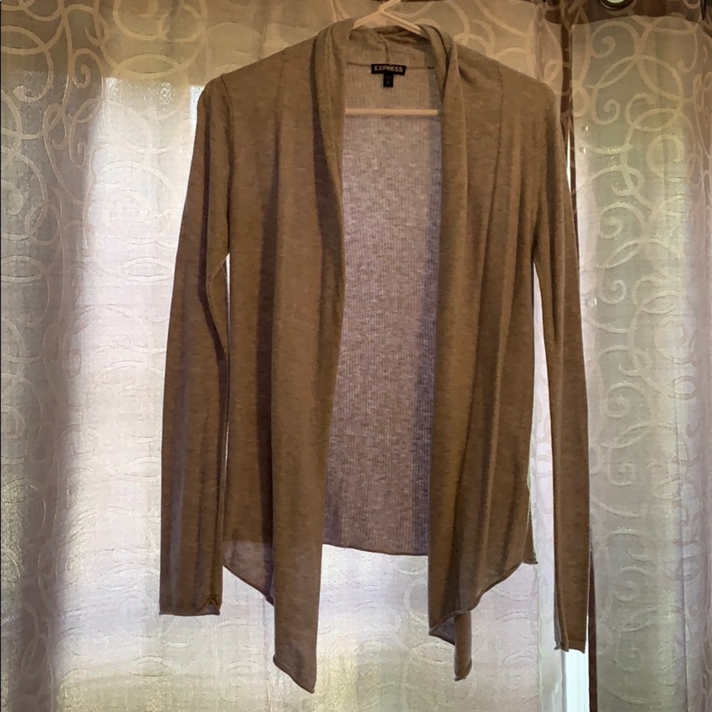 Express grey cardigan